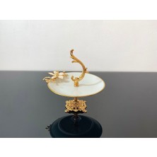 Atabey Home Kulplu Sunumluk Papatya Beyaz