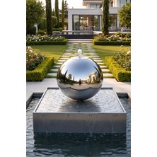 WATERSHUT 30 cm Küre Havuzlu Villa Şelalesi (Tam set halinde kullanıma hazır)