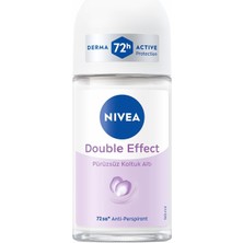 Hype Store Kadın Roll-On Deodorant Double Effect , 72 Saat Anti-Perspirant Koruma, Alkolsüz, Pürüzsüz Cilt, Doğ