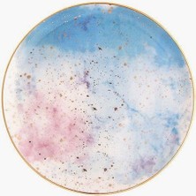 Hype Store Cosmos Desen5 Düz Tabak 17CM