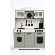 Hedefixtoys Küçük Aşçılar İçin Ahşap Mutfak Ledli