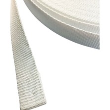 Marinox 25MM Beyaz Şerit Halat / Kayış Halat (10 Metre )