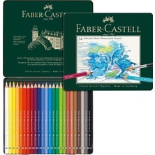 Braventa Collection Faber-Castell Albrecht Dürer Aquarell Sulu Boya Kalemi, 24 Renk, Suda Çözünebilir, Parlak ve Dayanık
