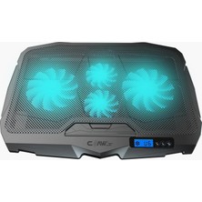 Hype Store Claw's Tornado 4x Turbo LED Fan - Ayarlabilir Fan Hızı & 6 Farklı Stand Yükseklik Kademesi - 2 USB P