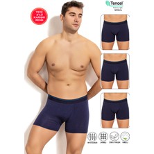 Özkan Underwear Özkan 11256 3'lü Paket Erkek Premium Kumaş Modal Pamuklu Esnek Yumuşak Boxer Şort