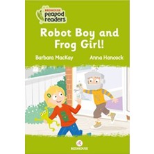 Kidz Redhouse Çocuk Kitapları Robot Boy And Frog Girl!