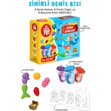 Bigkids Toys Sihirli Deniz Kızı Oyun Hamuru Seti (15 Parça - 344 Gr)