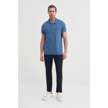 Cazador Erkek Polo Yaka Tshirt 46130 Koyu Mavi