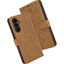 Olinea Newface Galaxy A17 5g S Kapaklı Kılıf - Taba