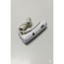 Hanedanev Araç Şarj Aleti Çakmaklık Oto Seyahat Şarj Aleti Micro USB Spral Kablolu 2000 Mah