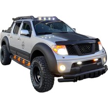 Aftermarket Nissan Navara D40 2005-2010 Jumbo (Geniş) Çamurluk Dodik Seti Mat Siyah