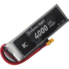 Voltaj 7.4V Li-Po Pil - 4000MAH 40C 2s Lityum Polymer Batarya