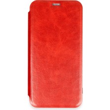 Epilons Newface Iphone 16 Kılıf Flip Cover - Kırmızı