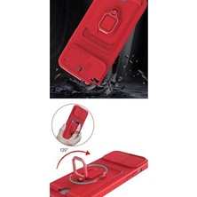 Olinea Newface Redmi Note 13 5g Kılıf Zuma Kartvizitli Yüzüklü Silikon - Lila