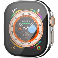 Olinea Newface Watch 49MM Legend Camlı Kasa Ekran Koruyucu - Siyah-Gümüş