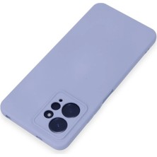 Olinea Newface Redmi Note 12 4g Kılıf Nano Içi Kadife Silikon - Lila