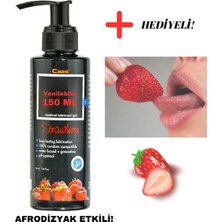 Loveross Çilekli Büyük Uzun Süre Yardımcı Uyarıcı Oral Anal ve Vajinal Kullanım Kayganlaştırıcı Jel