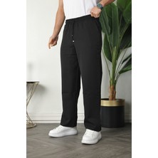 Quafash Yeni Sezon Rahat Kalıp Esnek Kumaş Beli Lastikli Baggy Pantolon