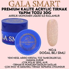 Gala Smart  Akrilik Toz No:04 Doğal Bej Simli / 30 gr