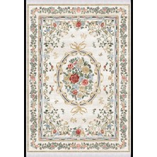 Alpina Home Lavin Fransız Desen Yıkanabilir Dokuma Taban Salon Mutfak Balkon Çocuk Oturma Odası Kilimi