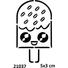 Airbrush Tattoo Dondurma Yapışkanlı Stencil Süsleme ve Boyama Kalıbı Stencil Kalıp