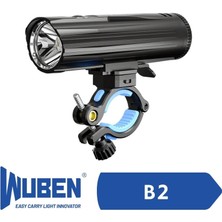 Wuben B2 Şarj Edilebilir Bisiklet Feneri – 1300 Lümen LED Işık