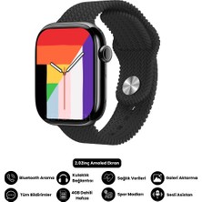 Harvox Hk 11 Pro Max Amoled Akıllı Saat Iphone ve Android Tüm Telefonlara Uyumlu 46 mm Siyah