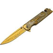 Sibirya Akrep Çakı Gold S-2076A 23 cm