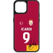 iPhone 13 Uyumlu Galatasaray Mauro Icardi Parçalı Forma Imzalı Cam Lisanslı Telefon Kılıfı