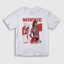 Presmono Unisex Çocuk Beyaz Sunshine Minnie I Dle Gidle T-Shirt