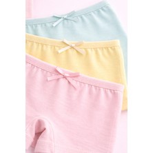 Mini Kanka Kız Çocuk 3’lü Boxer Külot Seti – Pamuklu, Yumuşak Dokulu Günlük Iç Giyim