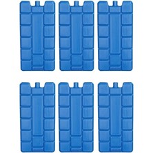 Hype Store 6 Adet Akü Extra Soğutma Özellikli Jel Sıvılı 400ML Kaset Termos Buz Aküsü 60 Saat Koruma Ce Belgeli