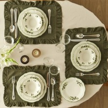 Hype Store Bella Maison Julia Stoneware 24 Parça 6 Kişilik Yemek Takımı Yeşil Şık Tasarım