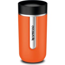 Hepta Collection Nespresso Nomad Travel Mug Mandarin Turuncu Termo Kupa, Yalıtımlı Kupa, Sızdırmaz, Orta 400 ml