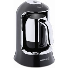 Hype Store Korkmaz Kahvekolik Siyah/krom Otomatik Kahve Makinesi