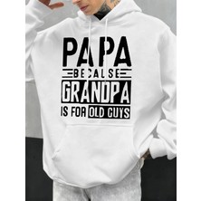 Bana Baba Diye Çağırma, Ben Yaşlı Değilim Komik Tasarım Erkekler Için Kapüşonlu Üst Vintage C