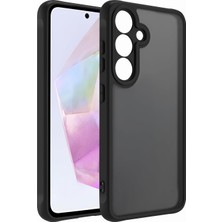 Hype Store A55 Için Basic Serisi Yükseltilmiş Lens Çerçeveli Ultra Güçlü Darbeye Dayanıklı Yumuşak Silikon Mat