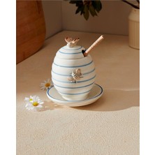 Braventa Collection Madame Coco Flore Bal Kavanozu, Mavi/beyaz