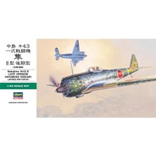 Hasegawa JT82 9082 1/48 Ölçek, Nakajima Ki-43-Iı Late Version Hayabusa (Oscar), Savaş Uçağı Plastik Model Kiti