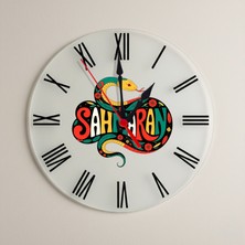 Zerya Şahmaran Yazılı Duvar Saati - Şahmeran Roma Rakamlı Saat