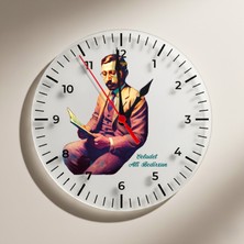 Zerya Saeta Mir Celadet Ali Bedirxan - Mir Celadet Ali Bedirhan Resimli Duvar Saati