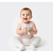 Bebeva Baby Kız Bebek %100 Pamuklu Esnek Külotlu Çorap - Beyaz