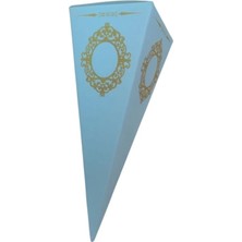 Kaia Life Beyaz Karton Külah Şeker,lokum,kına Kutusu 25 Li Paket