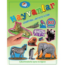 Parıltı Yayınları Hayvanlar - Çıkartma ve Aktivite Kitabı
