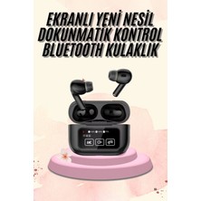 Shoplet Buğz Kulak Içi Bluetooth Kulaklık Ekranlı Müzik Dinleme Çağrı Cevaplama Siyah
