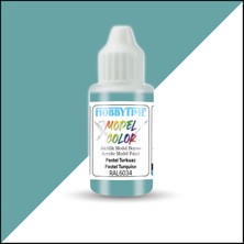 Hobbytime 429 18 Ml. RAL6034 Pastel Turkuaz (Pastel Turquise), Akrilik Model Boyası