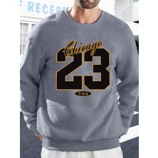 Chicago Abd Numarası 23 Baskılar Erkekler Kazak Yumuşak Polar Kazak O-Boyun Sonbahar Giysiler