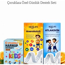 Çare Burada Çareburada Çocuklara Özel Günlük Destek Seti | Multivitamin, Kalsiyum D3 ve C Vitaminli Harnup Keçiboynuzu Özü