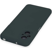 Starseven Newface Poco M5 Kılıf Nano Içi Kadife Silikon - Koyu Yeşil