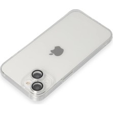 Starseven Newface Iphone 14 Kılıf Luko Lens Silikon - Gümüş
